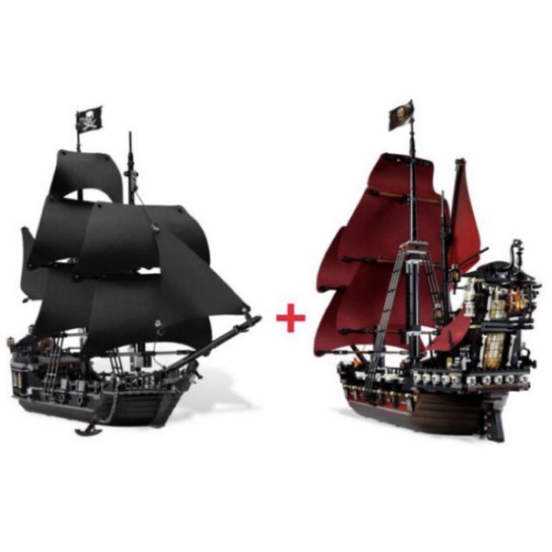 Lego 樂高4195 4184 神鬼奇航系列安妮皇后復仇號黑珍珠號二手空船無人偶 蝦皮購物