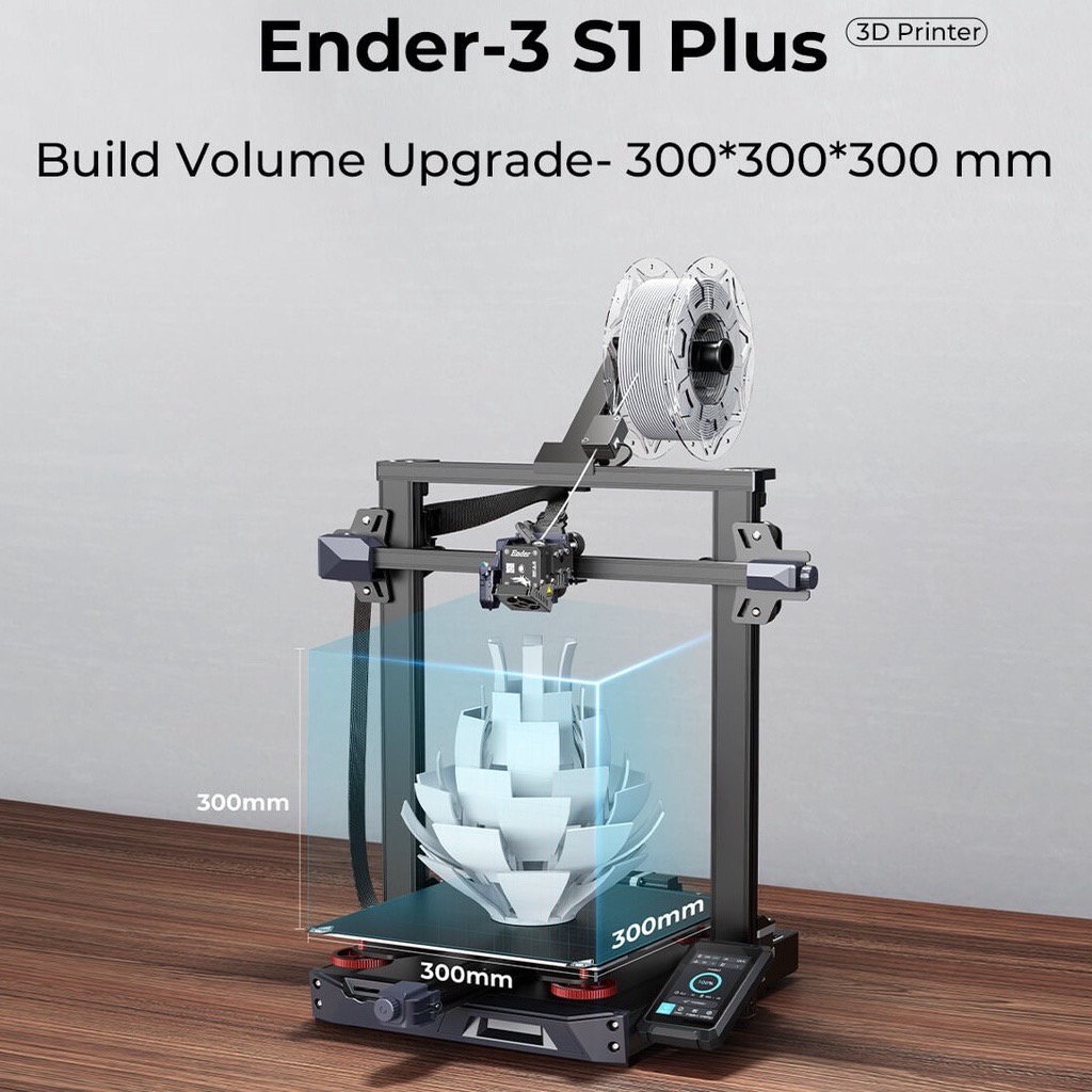 創想 Ender-3 S1 PLUS 3D列印機 近端送料 磁吸鋼板 雙Z軸 自動調平【台灣保固】【瘋３Ｄ】