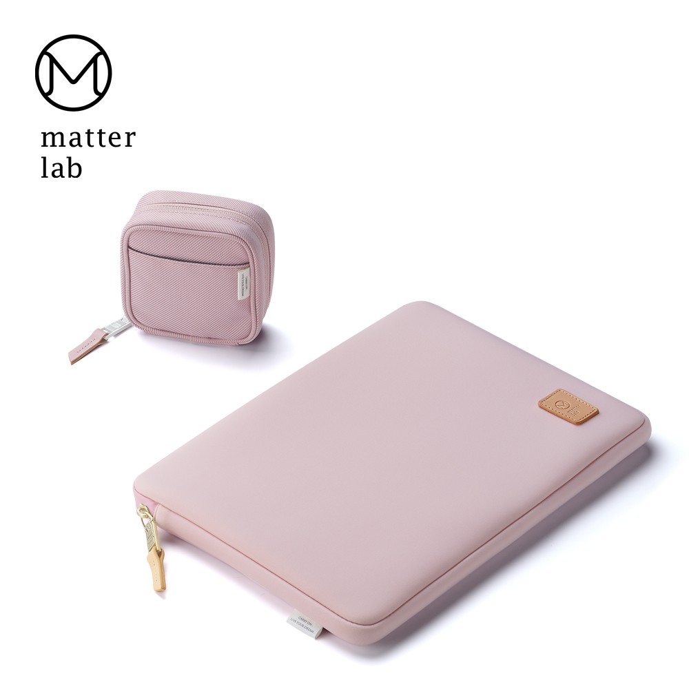  CÂPRE MacBook 13.3吋保護袋-法式紫+電源收納袋組合(免運)
