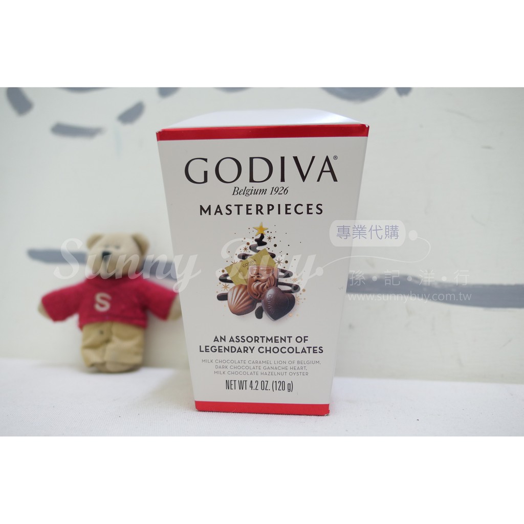 【Sunny Buy】◎現貨◎ GODIVA MASTERPIECE 聖誕限定 3口味迷你巧克力 120g/盒裝