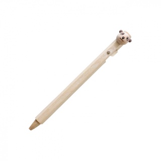 【木匠兄妹】日本muku 木製原子筆 動物夥伴木製筆 日本製 實木文創 手工製作 木筆