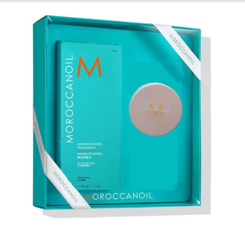 MOROCCANOIL摩洛哥摩洛哥優油二入禮盒(優油125ml+身體乳50ml)