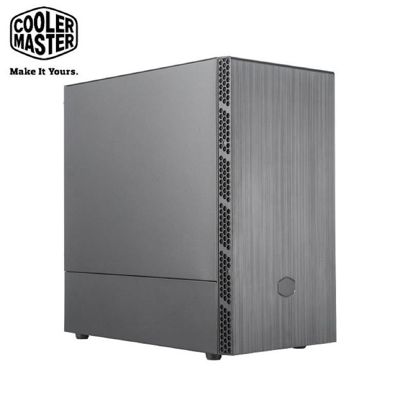 Cooler Master 酷碼 MasterBox MB400L M-ATX 電腦機殼 髮絲紋前面板 網孔進氣開口