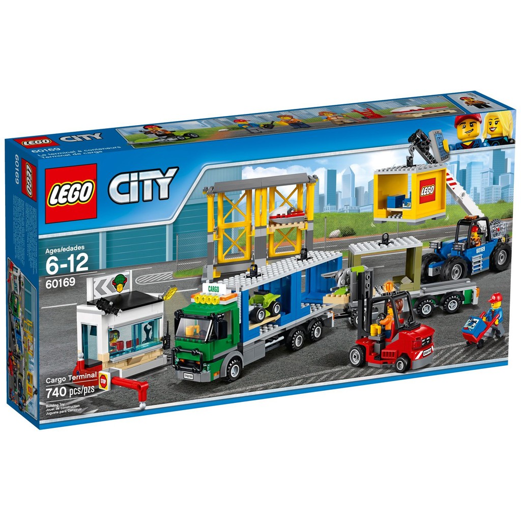 《熊樂家║高雄 樂高 專賣》LEGO 60169 貨運站 Cargo Terminal City 城市系列