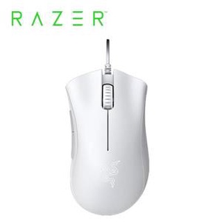 雷蛇Razer DeathAdder Essential White 煉獄蝰蛇標準版(白色) 電競滑鼠(台灣本島免運費)