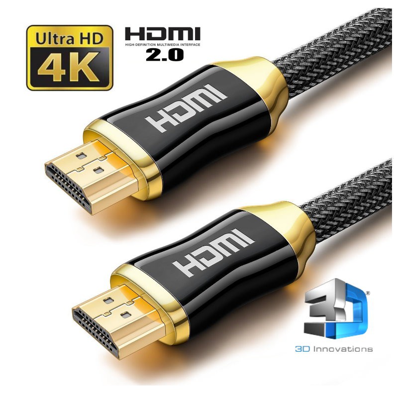 4K HDMI 2.0版 HDMI線高清編織線 工程線 4K60P 2K 3D 鍍金 PS4 HDR 電視線【022】