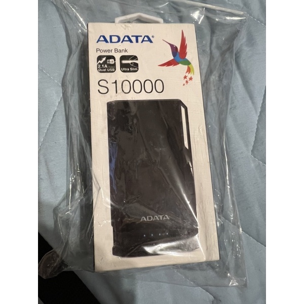 ADATA 威剛 行動電源(黑) S10000 行動電源手機充電 快充行動電源