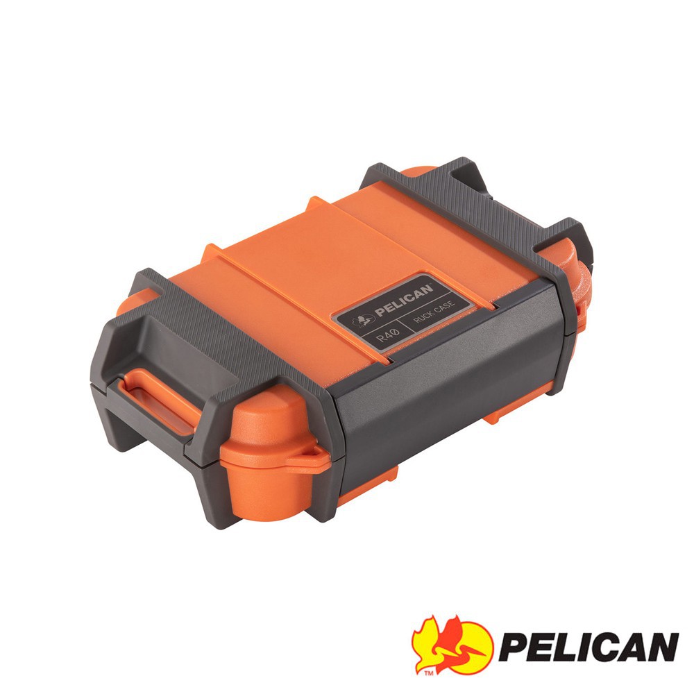 PELICAN 派力肯 R40 小型防水氣密箱 IP68 橘色 / 露營 生存遊戲 極限運動 適用 廠商直送