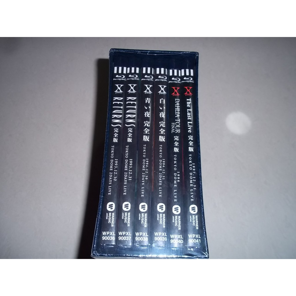 限量特惠~ X JAPAN Blu-ray 藍光6BD 完全版1993.12.30 現貨| 蝦皮購物