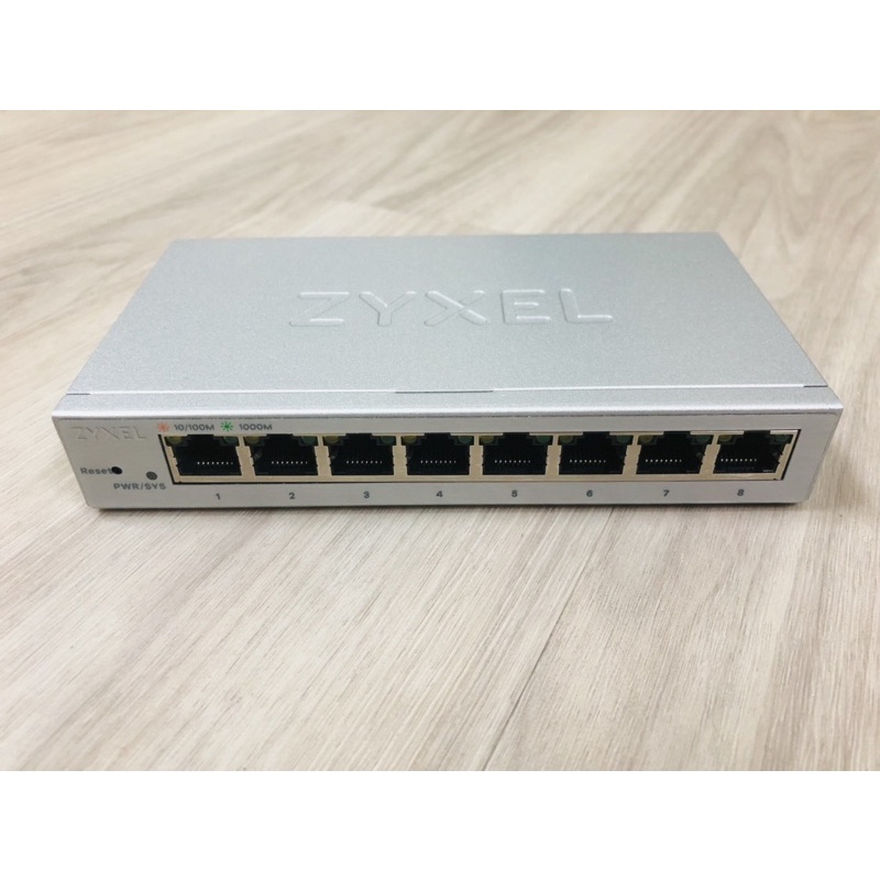 Zyxel GS1200-8 8埠網管理交換器