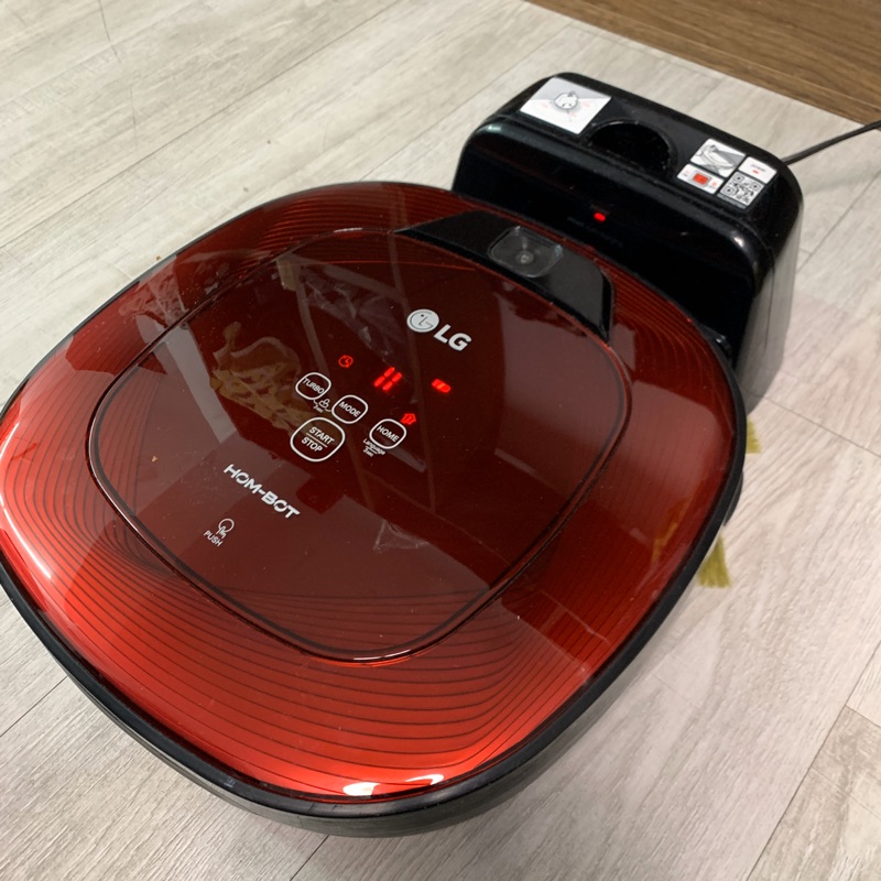 LG掃地機器人 LG Hom-Bot  紅色 狀態佳