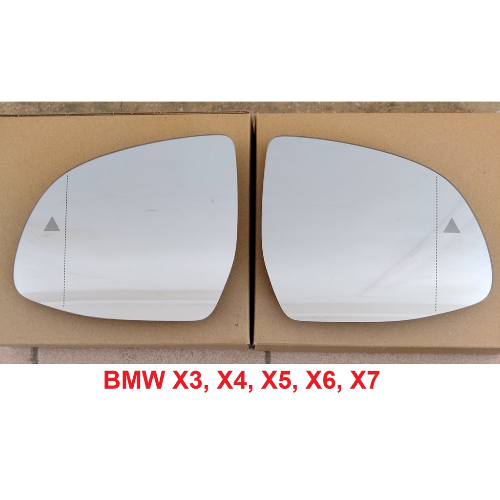 BMW G世代 X3, X4, X5, X6, X7 歐規盲點廣角後視鏡片+電熱除霧