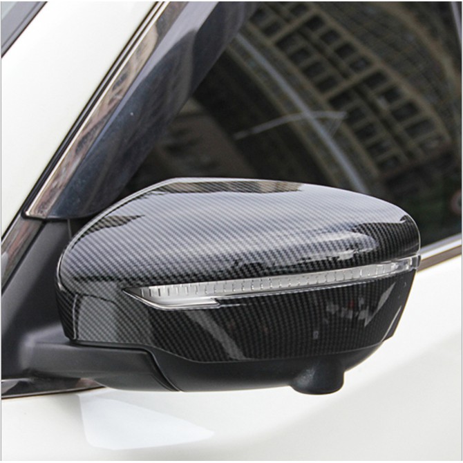 Ｍ 日產 Nissan 2015-2022年 x-trail 專用 碳纖紋 後視鏡蓋 後視鏡罩 後視鏡保護殼 防刮耐磨