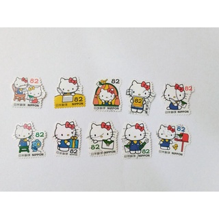 日本郵票 Hello kitty郵票 不可郵寄