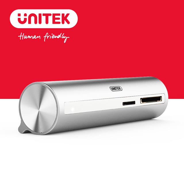 UNITEK 優越者Type-c轉3埠USB3.0HUB讀卡機 (Y-3094)