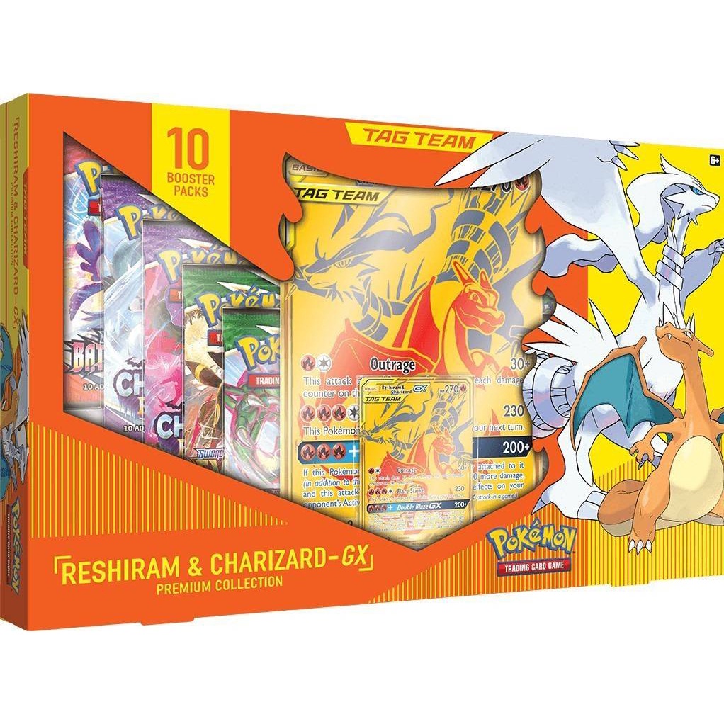 寶可夢集換式卡牌遊戲 美版  Reshiram &amp; Charizard GX Premium Collection 遊戲