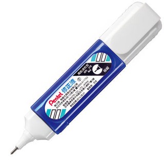 【史代新文具】飛龍Pentel ZL31-WTN藍 / ZLC31-WTN紅 極細萬能速乾型修正液