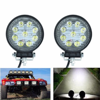 27W LED工作燈 超白光 12V~24V LED燈 霧燈 日行燈 探照燈 LED霧燈 工作燈 大貨車燈 卡車