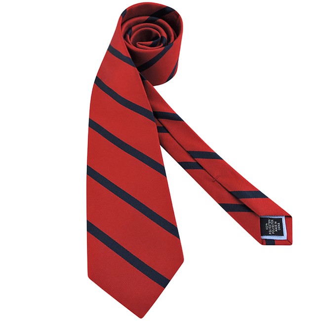 TOMMY 紅色條紋造型領帶