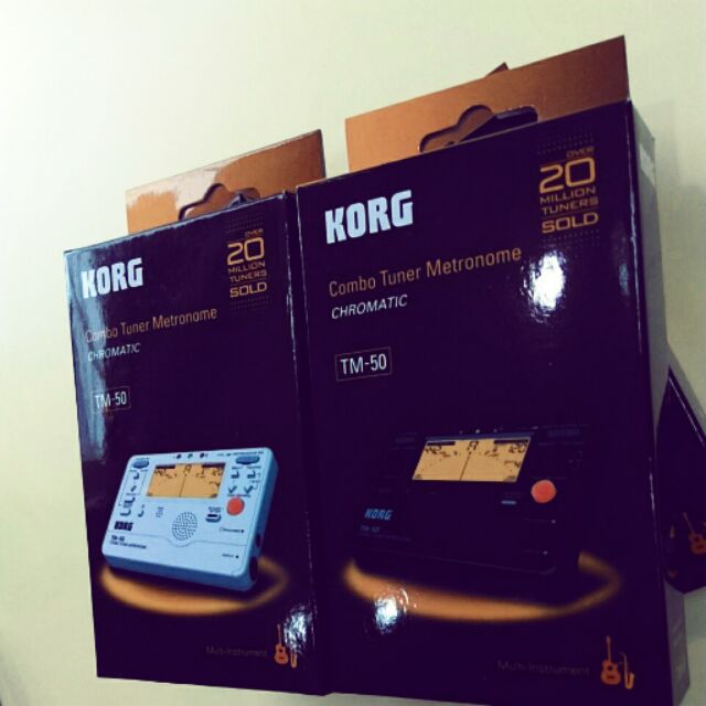 *~竹北勝利店~*   黑色 節拍器　KORG TM-50 二合一調音節拍器 黑色