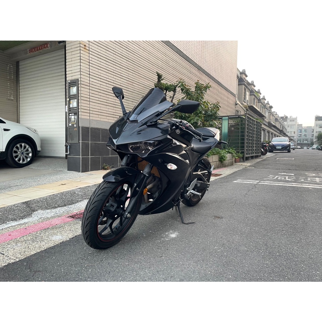 YZF-R3YAMAHAABS二手檔車中古車配合貸款全額.超額貸款強力過件白牌黃牌紅牌仿賽街車大型重機滿18即可辦理