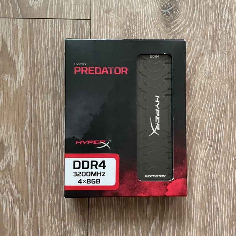 【二手現貨】金士頓 HyperX Predator DDR4 3200 32G(8G*4)電競超頻PC RAM 記憶體