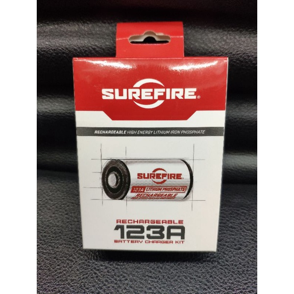 SUREFIRE CR123A 充電電池組