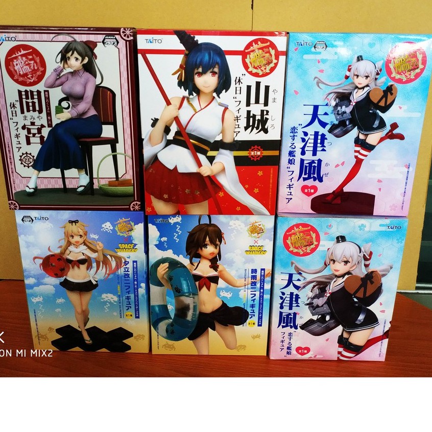Taito 艦隊收藏艦娘休日間宮山城天津風時雨改二夕立改二泳裝非夾物 蝦皮購物