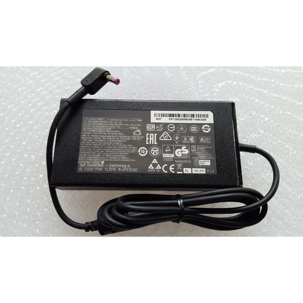 19v 135W 7.1A 全新交流適配器充電器適用於 Acer Nitro 5 an515-51-79gn an515