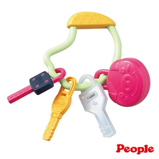 【日本People】 五感刺激鑰匙圈玩具 UB060 玩具 固齒器 手搖鈴《恩媽婦嬰小舖》
