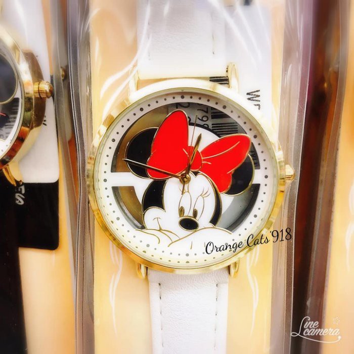 現貨 日本 迪士尼 Disney 聯名款 精緻鏤空系列 手錶 維尼/奇蒂/米妮/米奇 搭配單品 收藏品