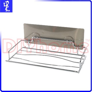 [DIYhome] 無痕式黏貼掛勾 金屬抽取式紙巾架 荷重5KG 浴室廚房皆適用 Y859563
