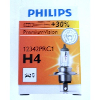 《全》公司貨 PHILIPS Premium 超值型+30%亮度 飛利浦 H4 12V 60/55W 大燈泡 大燈燈泡