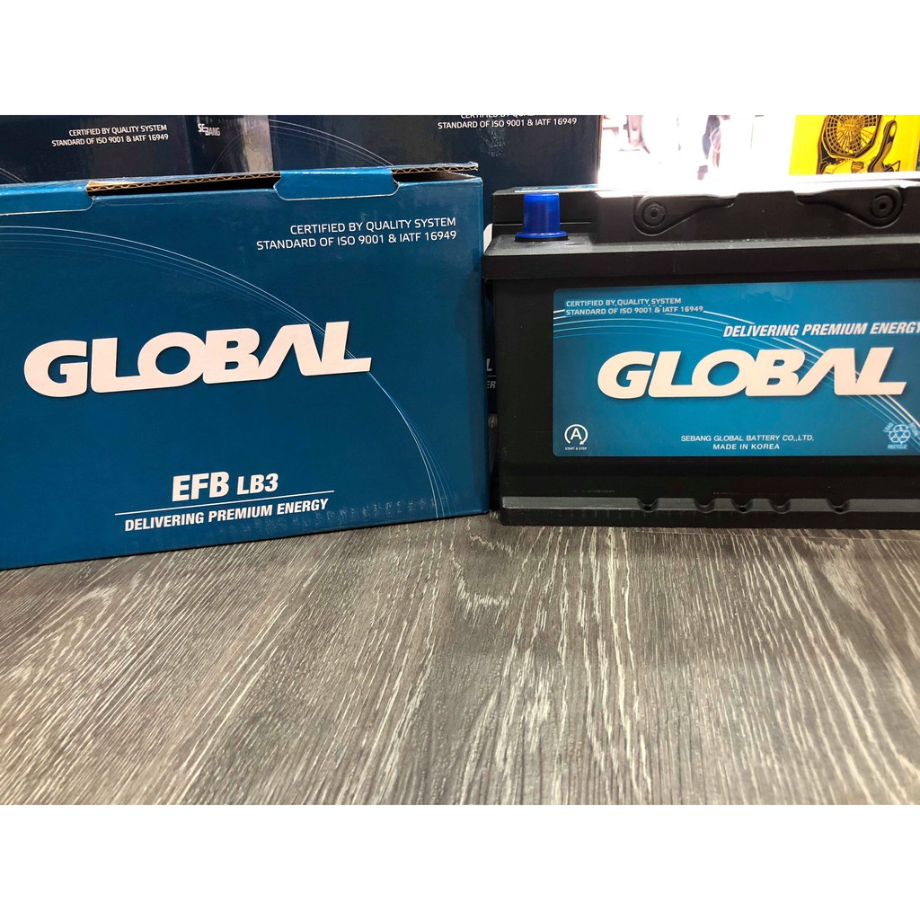 環球 GLOBAL EFB LB3 低版 歐規 起停系統ISS 韓國 世邦SEBANG 韓國製
