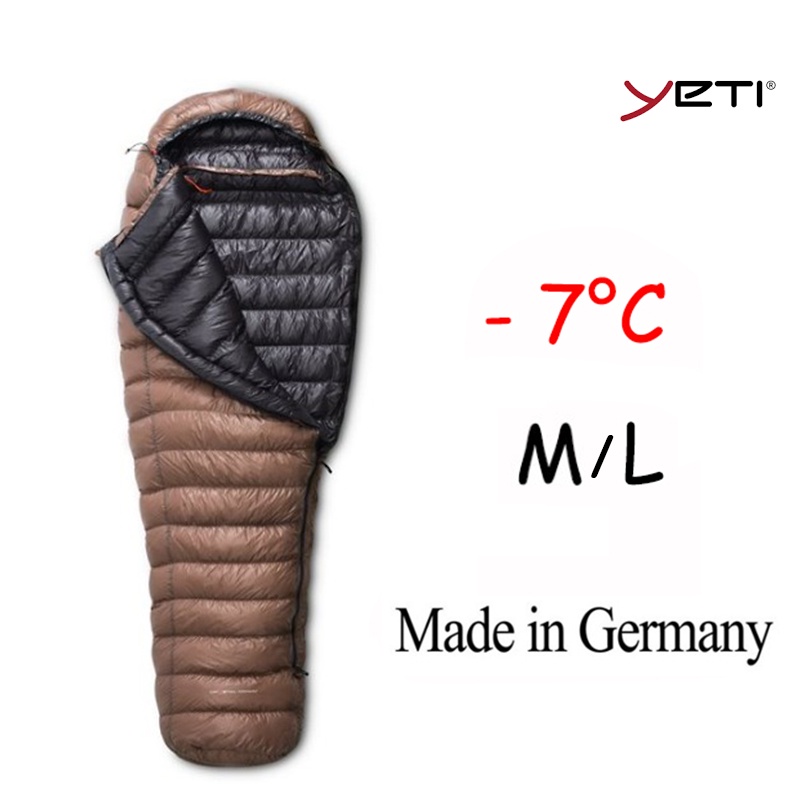 德國 YETI 頂級鵝絨睡袋  US 870+FP 德國手工製造 -2℃~-7℃ M號L號 700-790g