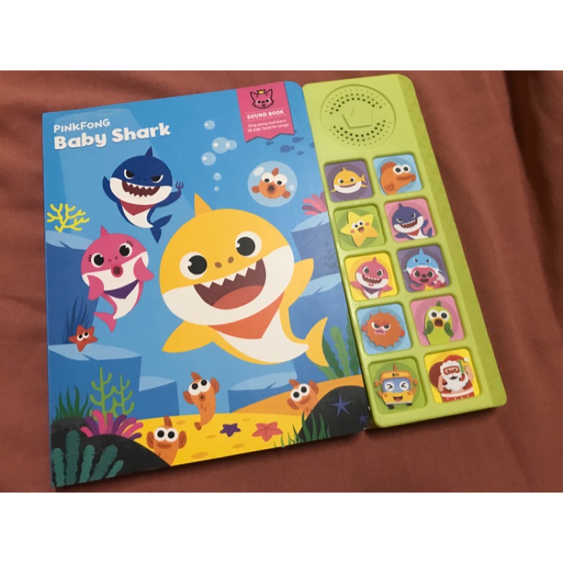 Pinkfong baby shark 碰碰狐 英文 音樂有聲書