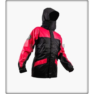 免運費 ＊安全帽小舖＊SOL SR-5 SR5運動型雨衣 二件式雨衣 可當風衣 上衣可側開加寬 黑紅