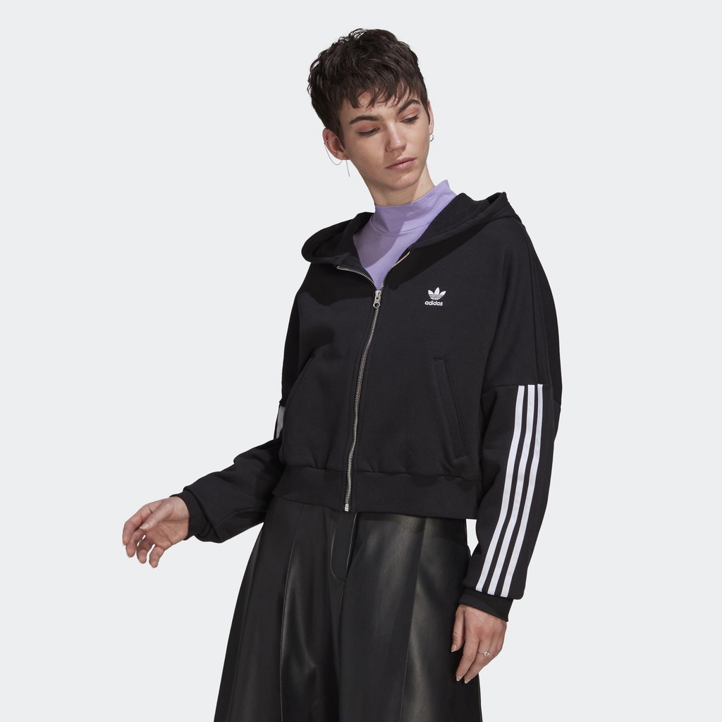 ADIDAS 女 連帽外套 ZIP HOODIE-HM2130