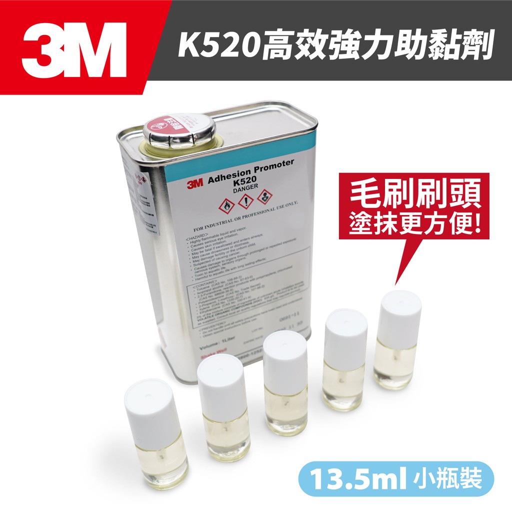 Gozilla 3M K520高效強力助黏劑 架橋劑 橋接劑 13.5ml 犀牛皮保護膜 碳纖維 包膜輔助專用