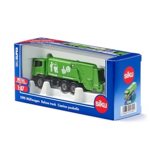 全新 德國 SIKU 1890斯堪尼亞 垃圾 1:87 運輸車 合金 綠色版 垃圾車 模型車