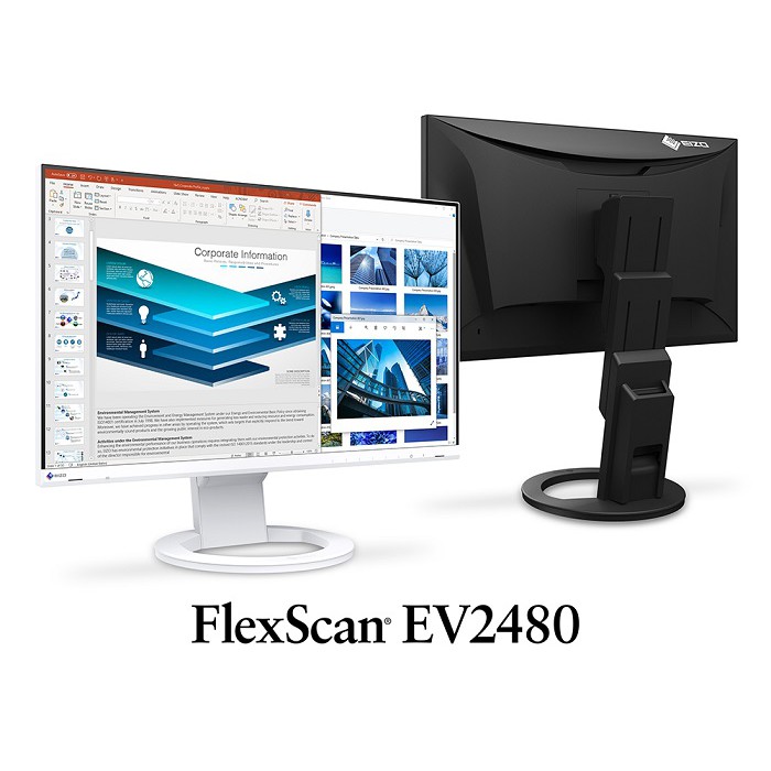 🌞摩卡普拉斯🌞EIZO FlexScan EV2480黑色 23.8"吋 黑色/白色款 (開發票保固喔)少量到貨