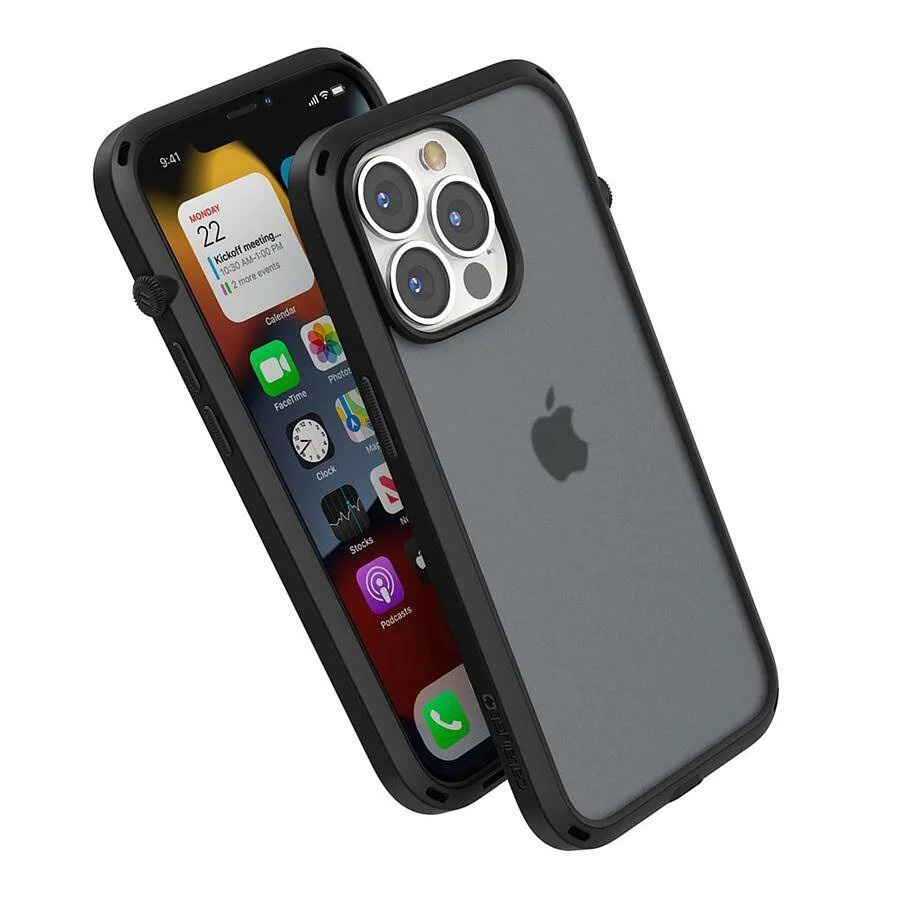 CATALYST iPhone 14 /13 / 12系列 軍規防摔耐衝擊保護殼-霧黑 pro max也有歐