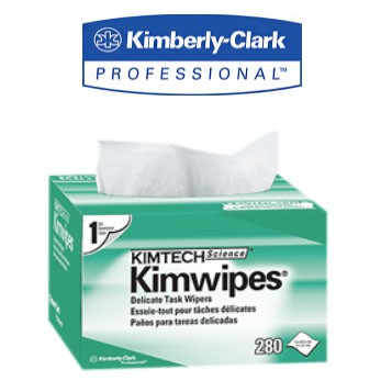 【含稅-可統編】KIMTECH Kimwipes 精密科學擦拭紙280抽*34155拭鏡紙拭淨紙實驗