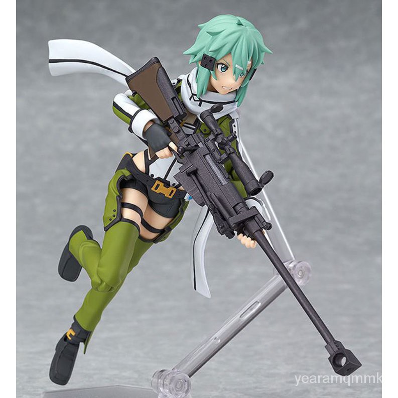 Figma241朝田詩乃手辦換頭詩乃盒裝模型可動模型桐人亞斯娜死槍刀劍神域sao Ggo Vayt 蝦皮購物