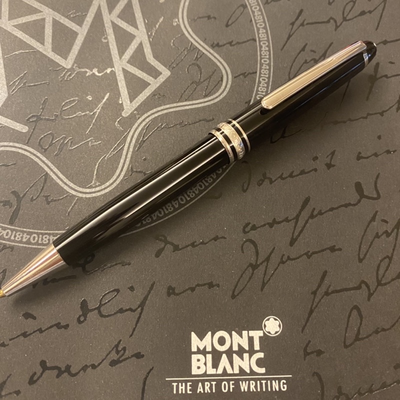 筆來筆趣》 Montblanc 萬寶龍164經典白金原子筆