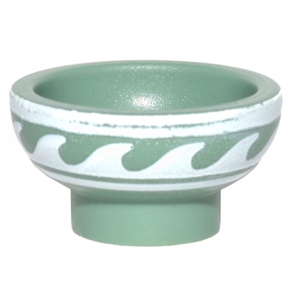 LEGO 樂高 沙綠色 旋風忍者 碗 瓷碗 飯碗 波浪紋 34172pb01