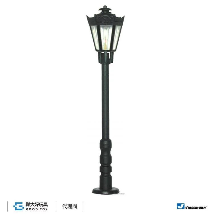 Viessmann 6071 (HO) 公園路燈(黑)/LED暖白色