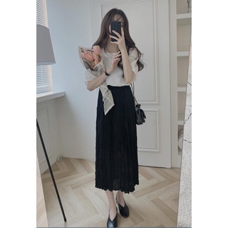 夏日輕薄工作襯衫修身 百搭圓領上衣 短袖t恤女 韓版 簡約百搭方領純色燈籠袖短袖襯衫NA29 3335衣時尚