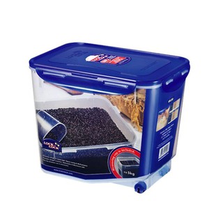 樂扣樂扣穀物米箱保鮮盒7L附測量杯HPL500米桶收納盒-大廚師百貨
