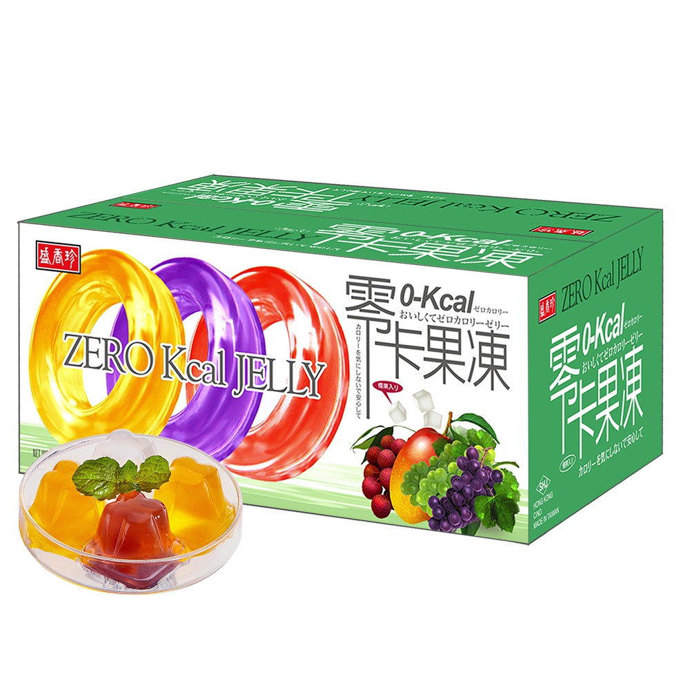【蝦皮直營】盛香珍 零卡果凍量販箱-綜合水果口味6kg